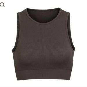 NWT SKIMS High Neck Bra - Soot XXS/XS